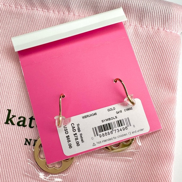 NWT Kate Spade Symbols Earrings - Picture 2 of 3